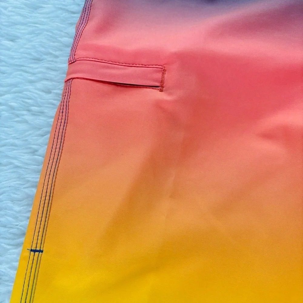 O’Niell Gradient Swim Shorts - Blue, Pink, Yellow